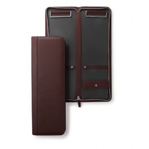 LEATHEROLOGY TIE CASE TRAVEL “ESPRESSO “